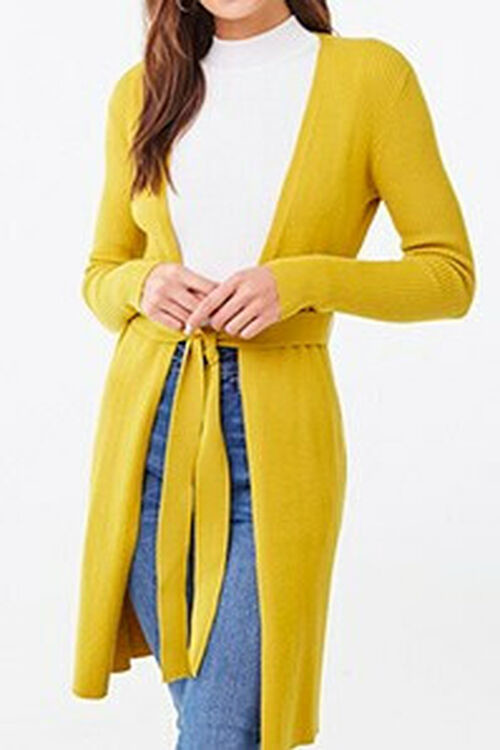 Forever 21 Ribbed Duster Cardigan ShopStyle