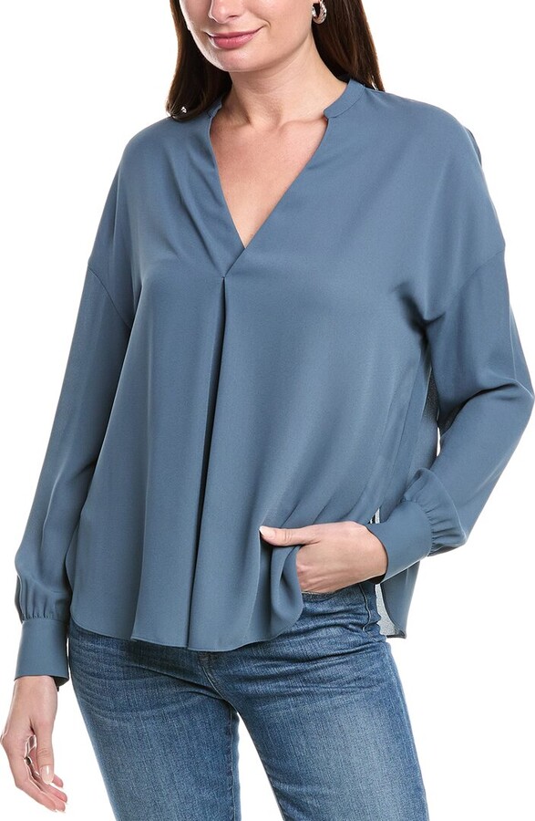 Front Pleat Blouse