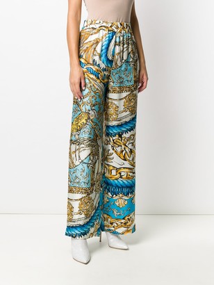 Moschino Rope And Chain Print Trousers