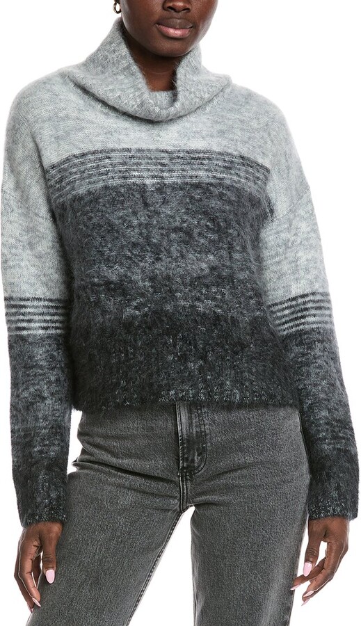 Autumn Cashmere Fluffy Gradient Cashmere Sweater