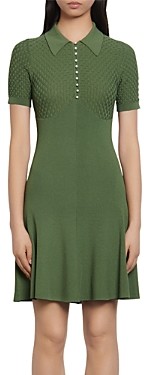 olive green short dress