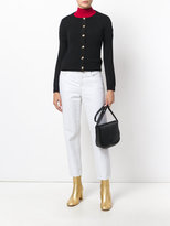 Thumbnail for your product : Moschino Boutique grosgrain trim cardigan