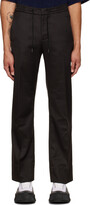 Thumbnail for your product : Cornerstone Brown Drawstring Straight Trousers