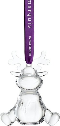 Waterford Marquis Reindeer Ornament in Clear