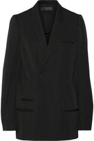 Thumbnail for your product : Haider Ackermann Oversized wool and cotton-blend twill blazer