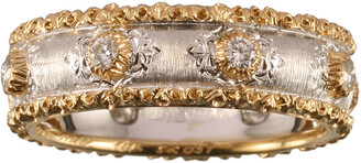 Buccellati Two-Tone Gold Ring with Diamonds