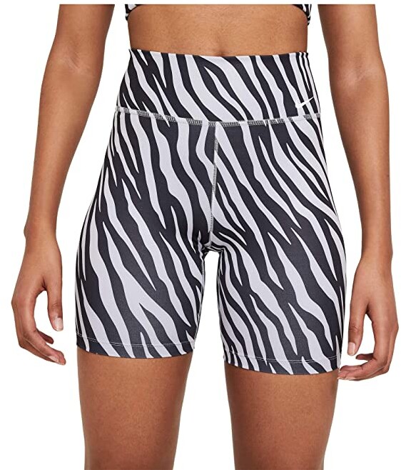 purple and white nike shorts