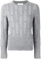 Thumbnail for your product : Thom Browne Flower Cable Pullover