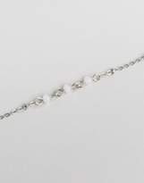 Thumbnail for your product : ASOS Curve CURVE Fine Metal and Resin Bead Choker Necklace