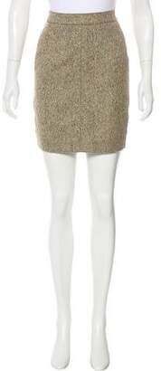 Alaia Tweed Mini Skirt