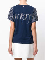 Thumbnail for your product : Twin-Set embellished-sleeve T-shirt
