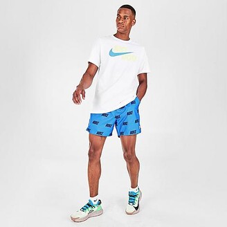 men's nike sportswear allover print woven shorts