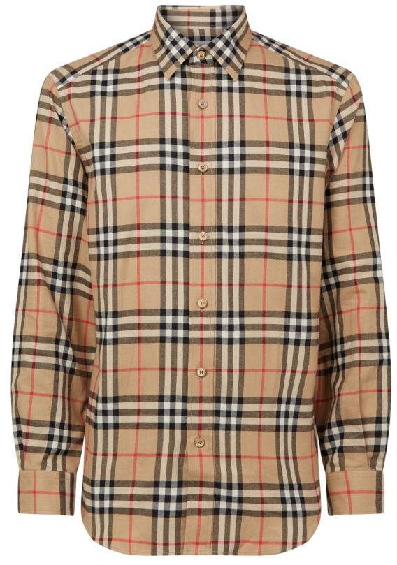 burberry flannel cheap