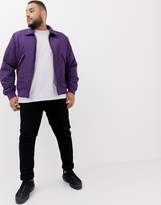 Thumbnail for your product : ASOS DESIGN Plus bomber jacket in purple
