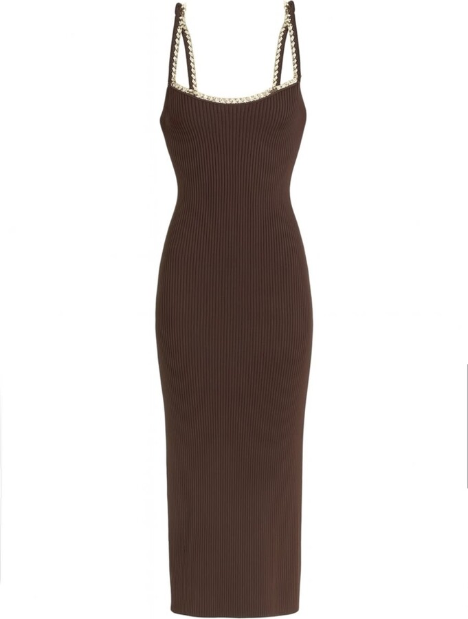 Michael Kors Midi Dress With Chain