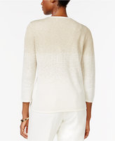 Thumbnail for your product : Alfred Dunner Embellished Ombré Sweater