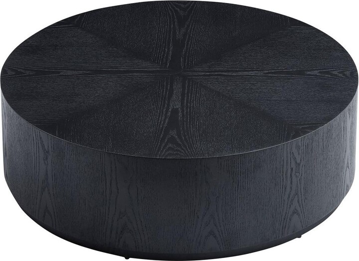 Streamdale Furniture Streamdale Compact Modern Coffee Table with Sturdy Pedestal Base