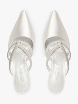 Thumbnail for your product : Dune Bridal Collection Darci Satin Twist Strap Mules, Ivory