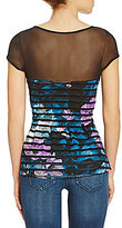 Thumbnail for your product : GUESS Floral-Print Peplum Top