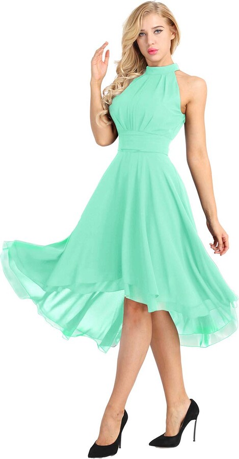 womens yellow midi dress
