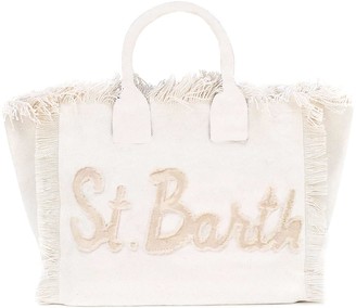 MC2 Saint Barth Saint Barth Patch Canvas Bag - ShopStyle