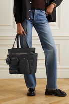 Thumbnail for your product : Anya Hindmarch + Net Sustain Working From Home Leather-trimmed Recyeled Shell Tote - Black