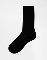 Thumbnail for your product : ASOS DESIGN socks in black