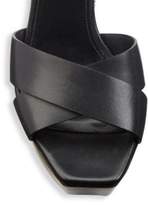 Thumbnail for your product : Saint Laurent Farrah Studded Platform Sandals