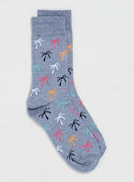 Thumbnail for your product : Topman Palm Tree Motif Socks