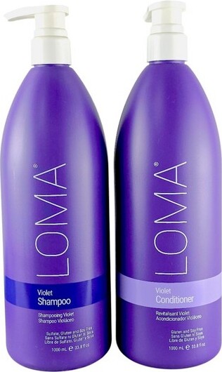 LomaVioletShampoo-(33.8oz)&VioletConditioner(33.8oz)DUOSETKIT-UnleashYourBright:TheDuoThatEliminatesBrassandRebuildsBlonde