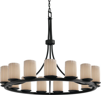 Gracie Oaks Costanzo 15 - Light Wagon Wheel Chandelier