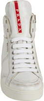 Thumbnail for your product : Prada Linea Rossa Hidden-wedge High-top Sneakers