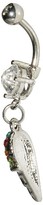 Thumbnail for your product : Women's Supreme JewelryTM Curved Barbell Belly Ring with Stones - Multicolor