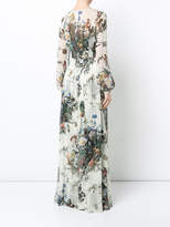 Thumbnail for your product : Adam Lippes floral print A-line gown