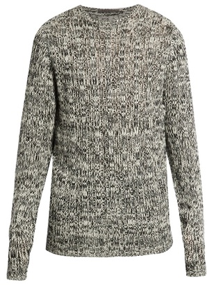 Denis Colomb Crew-neck open-weave cashmere sweater