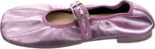 Sandy Liang Satin Mary Jane Flats