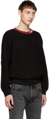 Givenchy Black Contrast Logo Sweatshirt