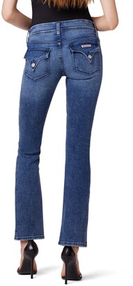 Hudson Petite Beth Mid Rise Baby Bootcut Jeans