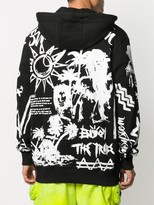 Thumbnail for your product : Mauna Kea Hand Drawing Print Hoodie