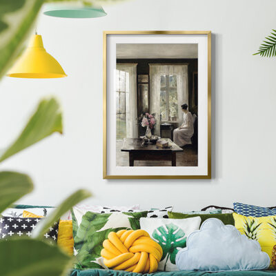 Red Barrel Studio Vintage Portrait Print XXXIX -Framed Print