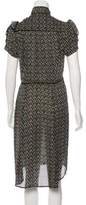 Thumbnail for your product : Diane von Furstenberg Silk Geometric Dress