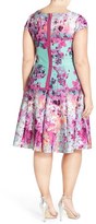 Thumbnail for your product : Adrianna Papell Plus Size Women's Print Fit & Flare Dress