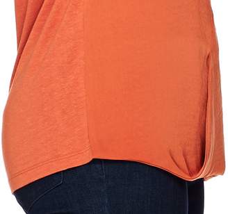 Halston H By H by Sleeveless Top w/ Front Keyhole Detail