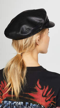 Brixton Fiddler Faux Leather Cap Hat