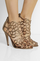 Thumbnail for your product : Oscar de la Renta Gladia metallic leather sandals