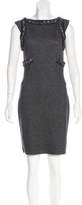 Thumbnail for your product : Chanel Lesage Tweed-Trimmed Cashmere Dress
