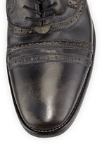Thumbnail for your product : John Varvatos Brogue Leather Lace-Up Boot, Black