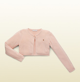 Thumbnail for your product : Gucci Kid's Viscose Cotton Bolero Sweater