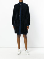 Thumbnail for your product : Inès & Marèchal fur detail coat