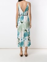 Thumbnail for your product : OSKLEN Hibisco print wrap dress